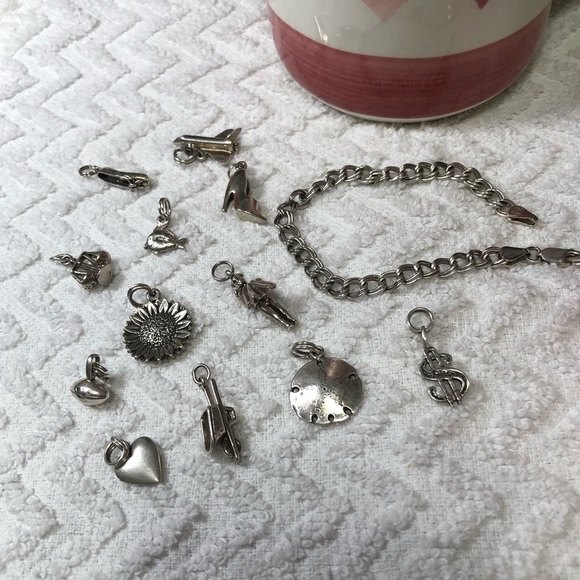 CHARM Heart SILVER .925 - Picture 7 of 7